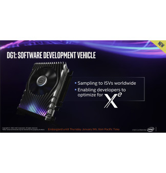 Intel впервые демонстрирует дискретную видеокарту Intel Xe DG1 Intel впервые демонстрирует дискретную видеокарту Intel Xe DG1