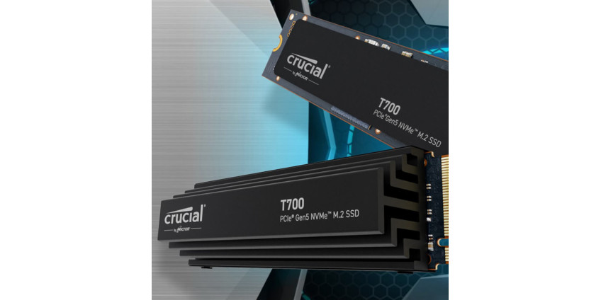 Накопичувач Crucial T700: найшвидший на планеті Накопичувач Crucial T700: найшвидший на планеті