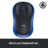 Миша бездротова Logitech M185 Blue (910-002236)
