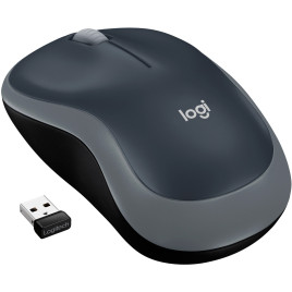 Мышь беспроводная Logitech M185 Grey (910-002238)