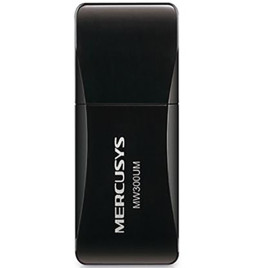 Беспроводной адаптер Mercusys MW300UM (N300, USB)