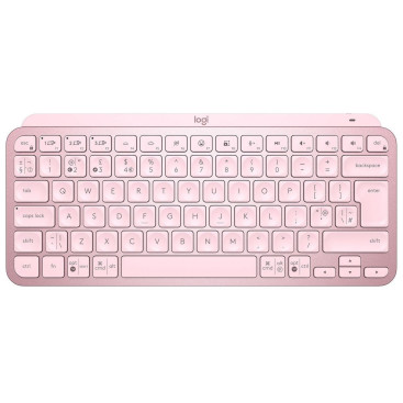 Клавіатура бездротова Logitech MX Keys Mini Wireless Illuminated UA Rose (920-010500)