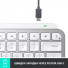 Клавіатура бездротова Logitech MX Keys Mini Wireless Illuminated UA Pale Gray (920-010499) Клавіатура бездротова Logitech MX Keys Mini Wireless Illuminated UA Pale Gray (920-010499)