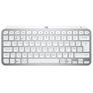 Клавіатура бездротова Logitech MX Keys Mini Wireless Illuminated UA Pale Gray (920-010499) Клавіатура бездротова Logitech MX Keys Mini Wireless Illuminated UA Pale Gray (920-010499)