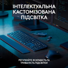 Клавиатура беспроводная Logitech MX Keys S Graphite (920-011593)