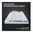 Клавiатура бездротова Logitech G PRO X TKL Lightspeed White Tactile (920-012148)
