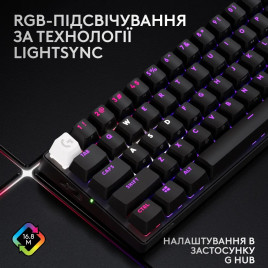 Клавиатура беспроводная Logitech G PRO X 60 TKL GX Optical Black Tactile (920-011911)