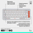 Клавiатура бездротова Logitech Pop Icon Keys Off White (920-013072)