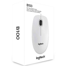 Мышь Logitech B100 White (910-003360)
