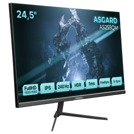Монітор ASGARD Gaming 24.5" AS255QM IPS Black 240Hz